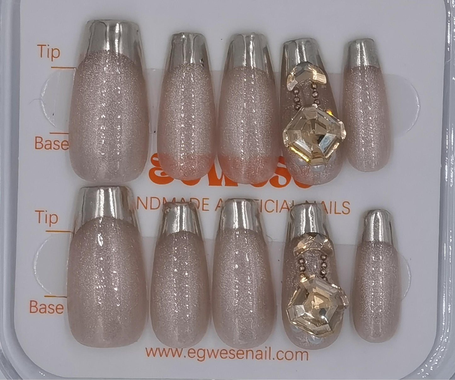 Ice Queen French Tips