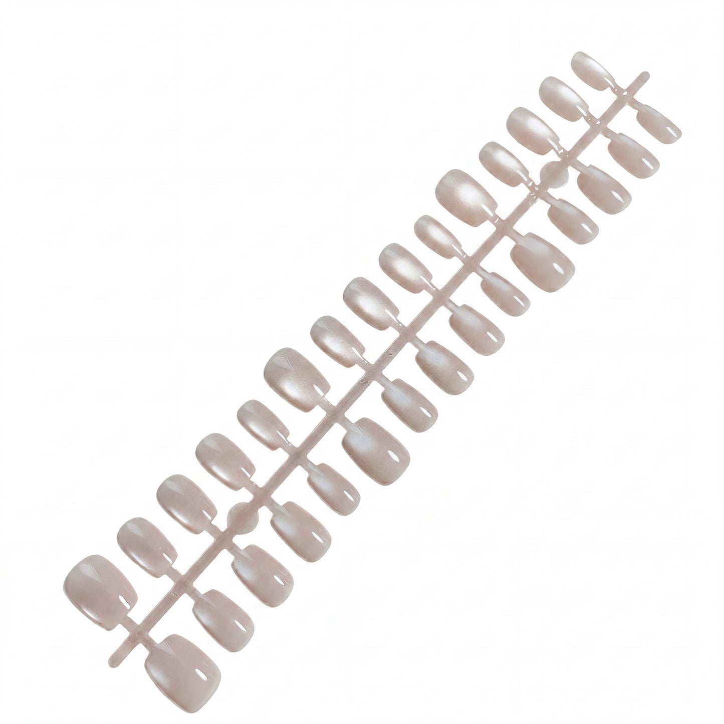 Egwesenail Short Square Press-on Nails - 777# Nude Pink