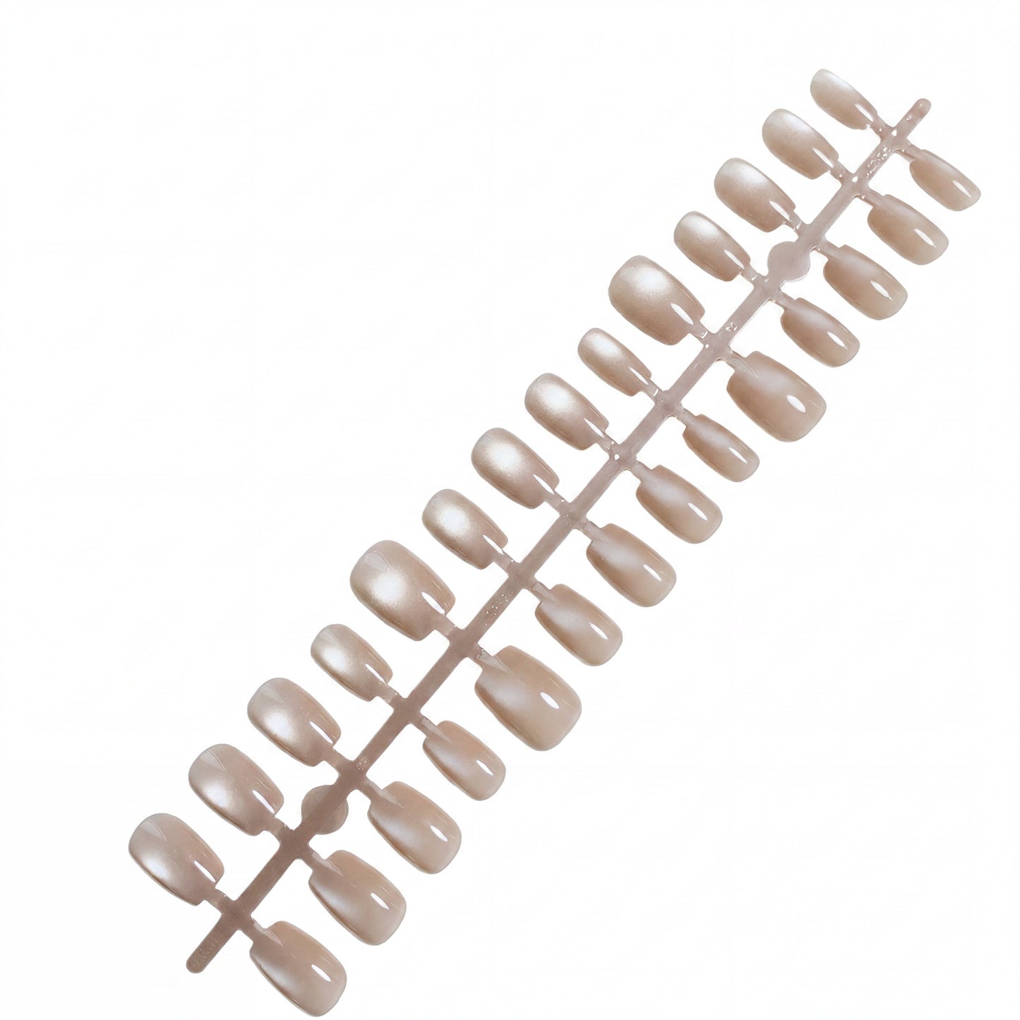Egwesenail Short Square Press-on Nails - 766# Natural Nude