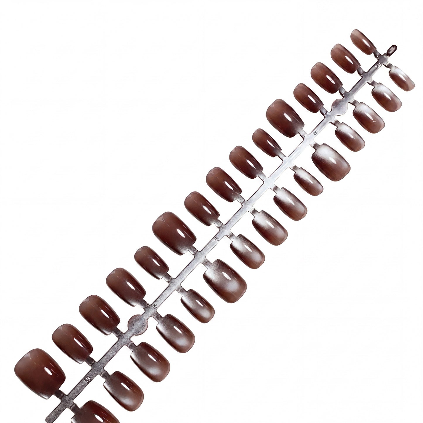 Egwesenail Short Square Press-on Nails - 763# Caramel Brown