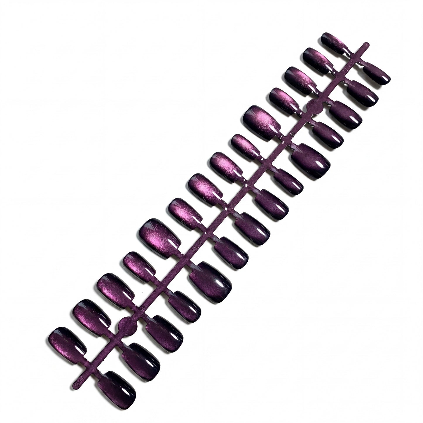 Egwesenail Short Square Press-on Nails - 370# Enchanted Purple