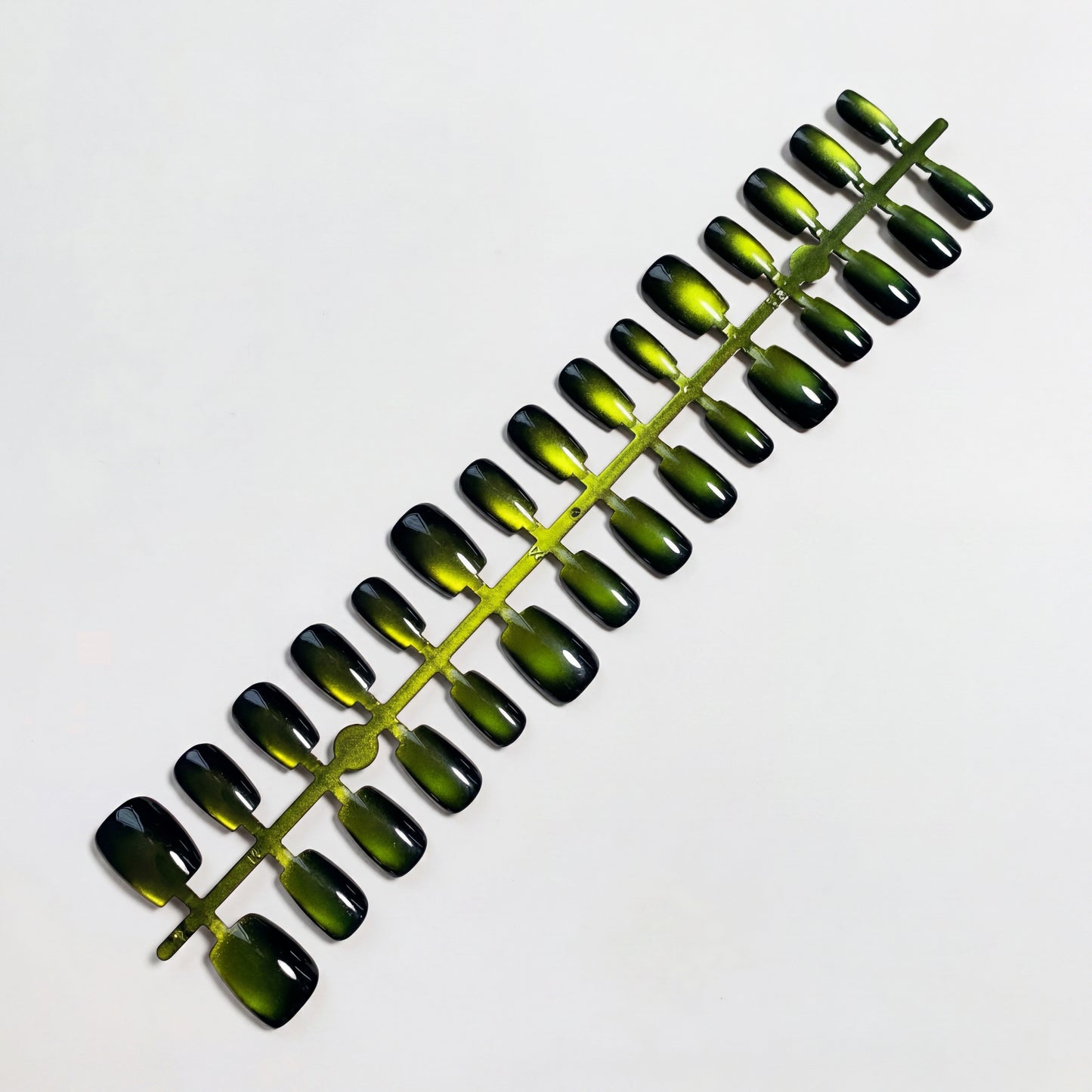 Egwesenail Short Square Press-on Nails - 769# Jade Green