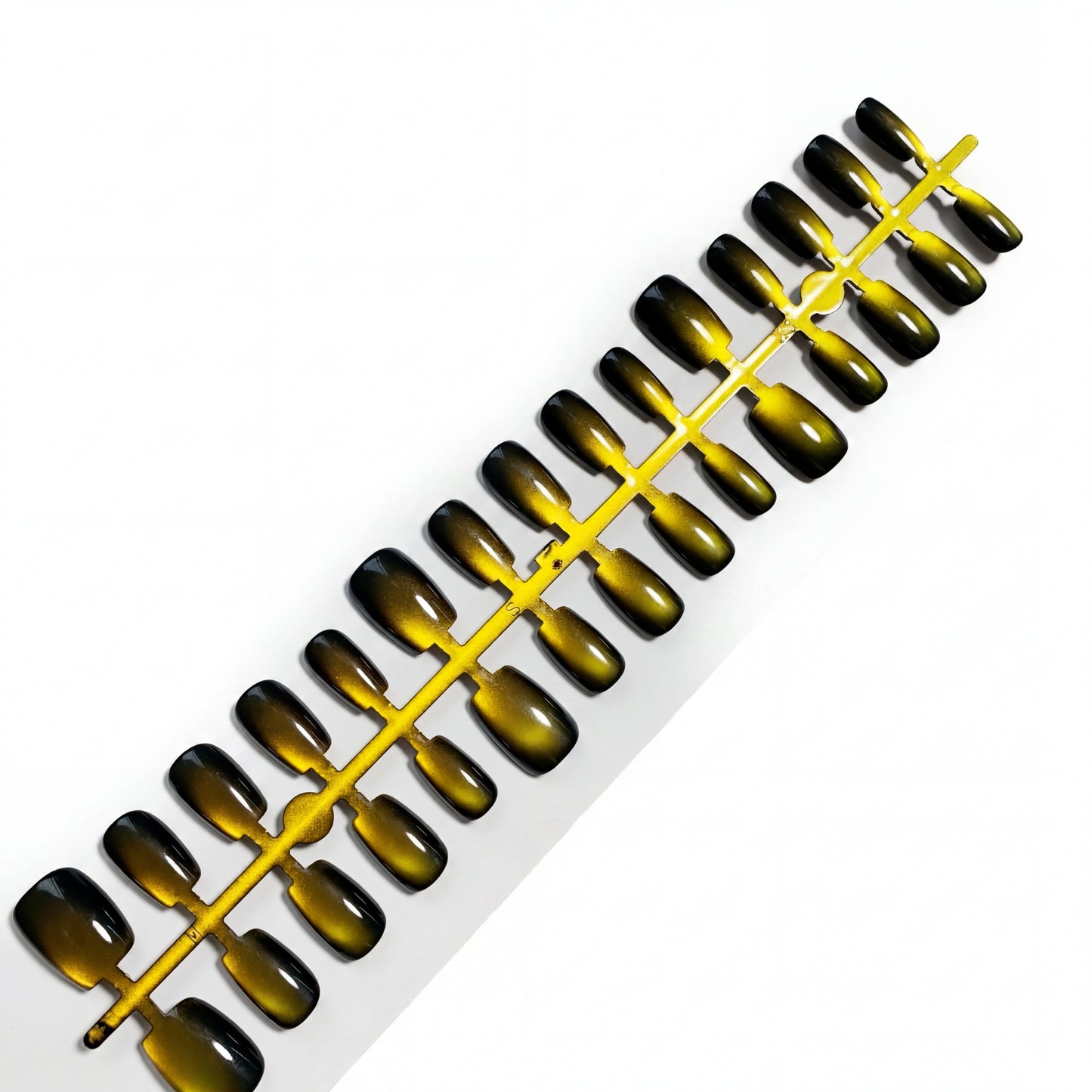 Egwesenail Short Square Press-on Nails - 773# Citrine Yellow