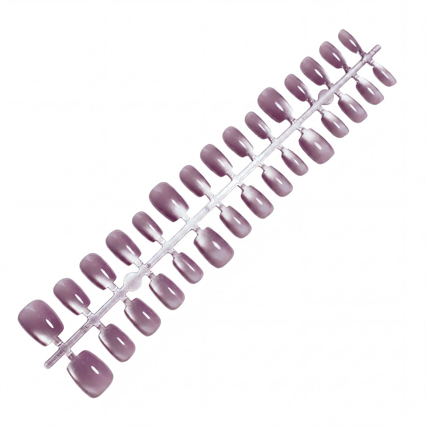 Egwesenail Short Square Press-on Nails - 082# Soft Lavender